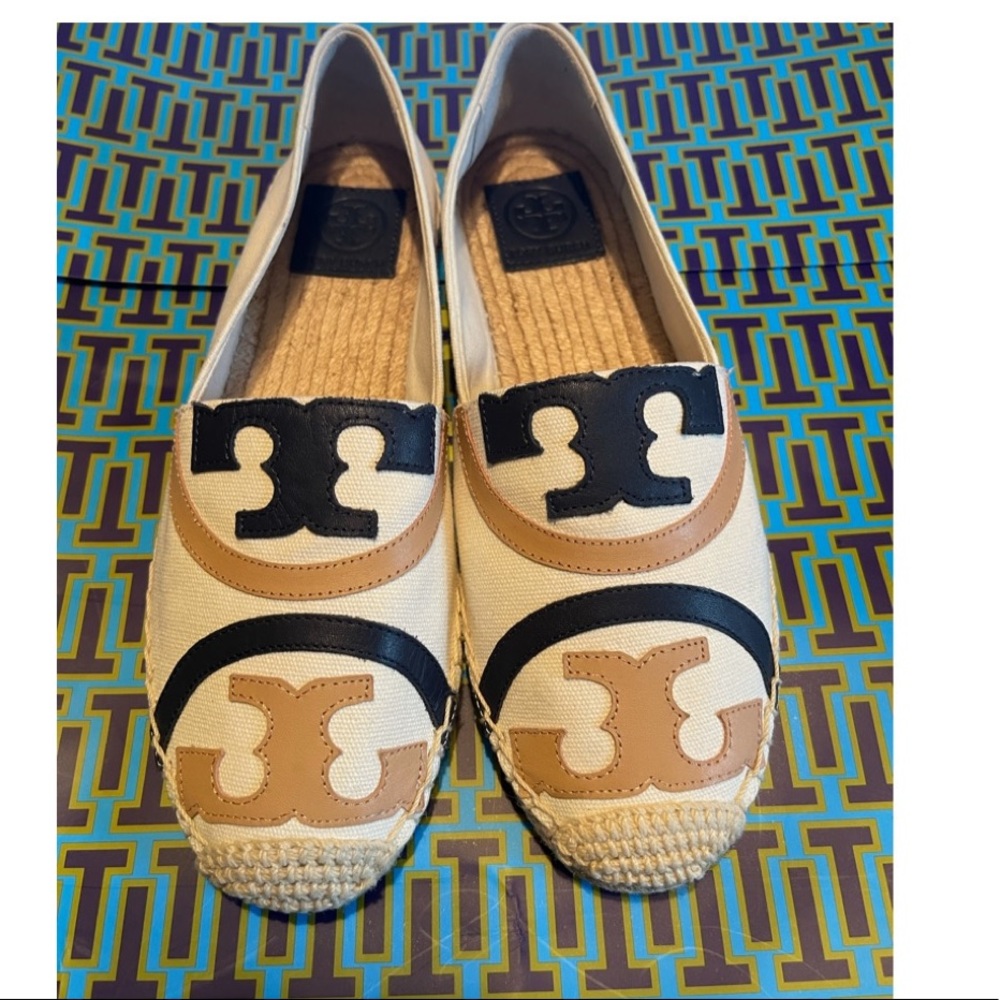 Tory Burch Poppy Logo Espadrille